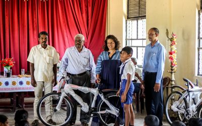 25 BIKES GIVEN TO STUDENTS IN POONAKARY CENTRAL COLLEGE